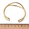 304 Stainless Steel Cuff Bangles for Women BJEW-Z150-01G-02-5