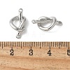 Brass Knot Connector Charms KK-S518-05P-3