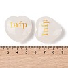 Natural Quartz Crystal Heart Engraving MBTI Figurines Statues for Home Office Desk Decorations X1-G-K353-05H-3