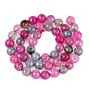 Natural Fire Crackle Agate Beads G-Q606-42A-03-3