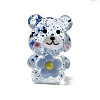 Transparent Resin Little Bear Ornament RESI-S015-01H-1