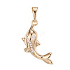 Brass Pendants KK-L162-02G-1