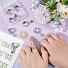304 Stainless Steel Open Cuff Rings RJEW-UN00029-4