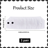 Removable Cotton Wrist Cuffs with Resin Button AJEW-WH20077-020C-2