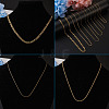 304 Stainless Steel Chain Necklaces NJEW-TA0001-11G-11