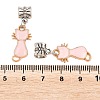 Alloy Enamel European Dangle Charms PALLOY-YW002-05-3