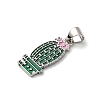 Brass Enamel Pendants FIND-I054-01E-P-2