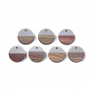 Resin & Walnut Wood Pendants RESI-S358-02C-11-1