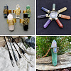 8Pcs 8 Style Natural Pointed Beads G-FW0001-26-7