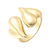 Brass Cuff Open Rings KK-CBA5B62-08G-2