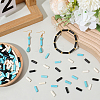6 Strands 3 Colors Synthetic Turquoise Beads Strands TURQ-PA0001-03B-4
