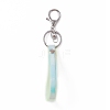 Laser Plastic Keychains KEYC-WH0025-034C-2