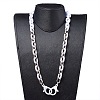 Personalized Acrylic & CCB Plastic Cable Chain Necklaces X-NJEW-JN02824-01-4