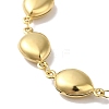 304 Stainless Steel Teardrop Link Chain Bracelets for Women BJEW-I315-07G-2