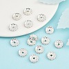 Brass Rhinestone Spacer Beads RB-A014-Z12mm-01S-5