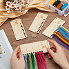 4Pcs Wood Thread Winding Boards AJEW-WH0534-51C-3