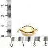 Oval Rack Plating Brass Box Clasps KK-S508-13G-3