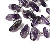 Natural Amethyst Beads Strands G-Q023-E01-01-4