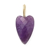Natural Amethyst Pendants G-C290-01C-1
