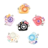 10Pcs Opaque Resin Connector Charms RESI-YW0006-07-1