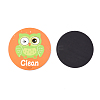 Owl Clean Dirty Double Sided Dish Washer Magnet Sign AJEW-D044-06A-1