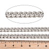 Brass Cuban Link Chains KK-CBAC547-19P-2