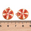 Baking Paint Zinc Alloy Pendants AL-CBA032C-03B-3
