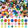 300Pcs 3 Styles Round Natural Wood Beads WOOD-TA0003-04-1