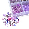 DIY Glass Round Beads & Seed Beads Jewelry Making Finding Kits DIY-FS0005-95-4