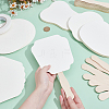 30Pcs 5 Styles Paper Hand Held Fan DIY-CU0001-02-3