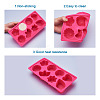 Boutigem 3Pcs 3 Colors Fondant Molds DIY-BG0001-17-10