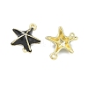 Alloy Enamel Connector Charms ENAM-G232-02G-2