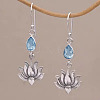 Zinc Alloy Rhinestone Dangle Earrings FS-WGA189A-01-1