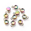 Ion Plating(IP) 304 Stainless Steel Pendant Cabochon Settings STAS-I162-01A-M-1