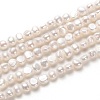 Natural Cultured Freshwater Pearl Beads Strands X1-PEAR-N014-04B-1