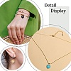 14Pcs 7 Styles Flat Round Faceted Natural & Synthetic Gemstone Pendants PALLOY-AR00010-6