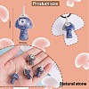 Natural Sodalite Pendants PALLOY-SW0004-10-2