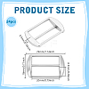 24Pcs Alloy Tri-Glide Adjuster Buckles FIND-GA0008-33P-2