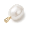 Shell Pearl Pendants PALLOY-JF05418-02-2