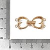 Heart Brass Micro Pave Clear Cubic Zirconia Fold Over Clasps CU-CBA4292-845G-3