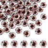 Flat Back Glass Cabochons GGLA-YW0002-10mm-02H-1