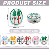 24Pcs 6 Colors Handmade Porcelain Beads PORC-WR0001-04-2