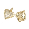 Brass Micro Pave Cubic Zirconia Pendants ZIRC-I367-11G-12-2