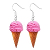 Acrylic Food Model Dangle Earrings PW-WG51A76-16-1