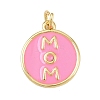 Brass Enamel Pendants KK-L251-02G-C05-1
