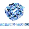 Electroplate Glass Beads Strands EGLA-yw0002-C01-1