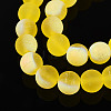 Frosted Transparent Glass Beads Strands LS-GLAA-T032-T10mm-MBB11-3