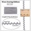 40M Polyester Wavy Fringe Trim Ribbon OCOR-GF0004-39Z-2