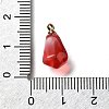 Brass Acrylic Pendants OACR-R006-01G-19-3