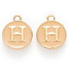 Golden Plated Alloy Enamel Charms LS-ENAM-S118-06H-1